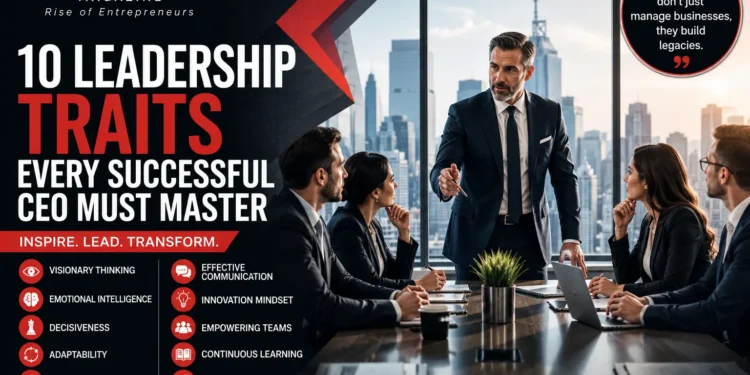 10 Leadership Traits Every Successful CEO Must Master